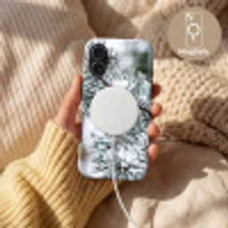 Dennenappel - Tak - Sneeuw - Winter - Sfeervol Toughcase MagSafe Apple iPhone 17 klein -USP_MagsafeV