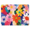 Bloemen - Kleurrijk - Stippen muismat rubber klein -3d