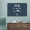 Quotes - Home is where mom is - Spreuken - Moeder canvas 2cm klein -sfeer4