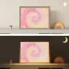 Patroon - Tie Dye - Pasteltinten - Roze Light Box met batterij (Wandlamp kind) middel -sfeer3_kind