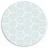 Abstract - Patronen - Design Wandcirkel kunststof plaat 5mm dik klein 188 -3d