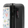 Zomers illustraties kleurrijk NBS - Handbagage koffer - Volwassenen Unisex middel -slot