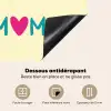 Hartje -  Moeder - Tekst - Kleurrijk Inductie beschermer vinyl 3mm middel -usfeer4_FR