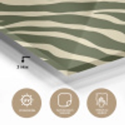 Zebra - Patroon - Groen plexiglas 5mm klein 11 -wsfeer2_DE