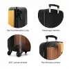 Een aap achter houten muur NBS - Handbagage koffer - Kinderen Unisex middel zzzzzzzbolletjes_ENG