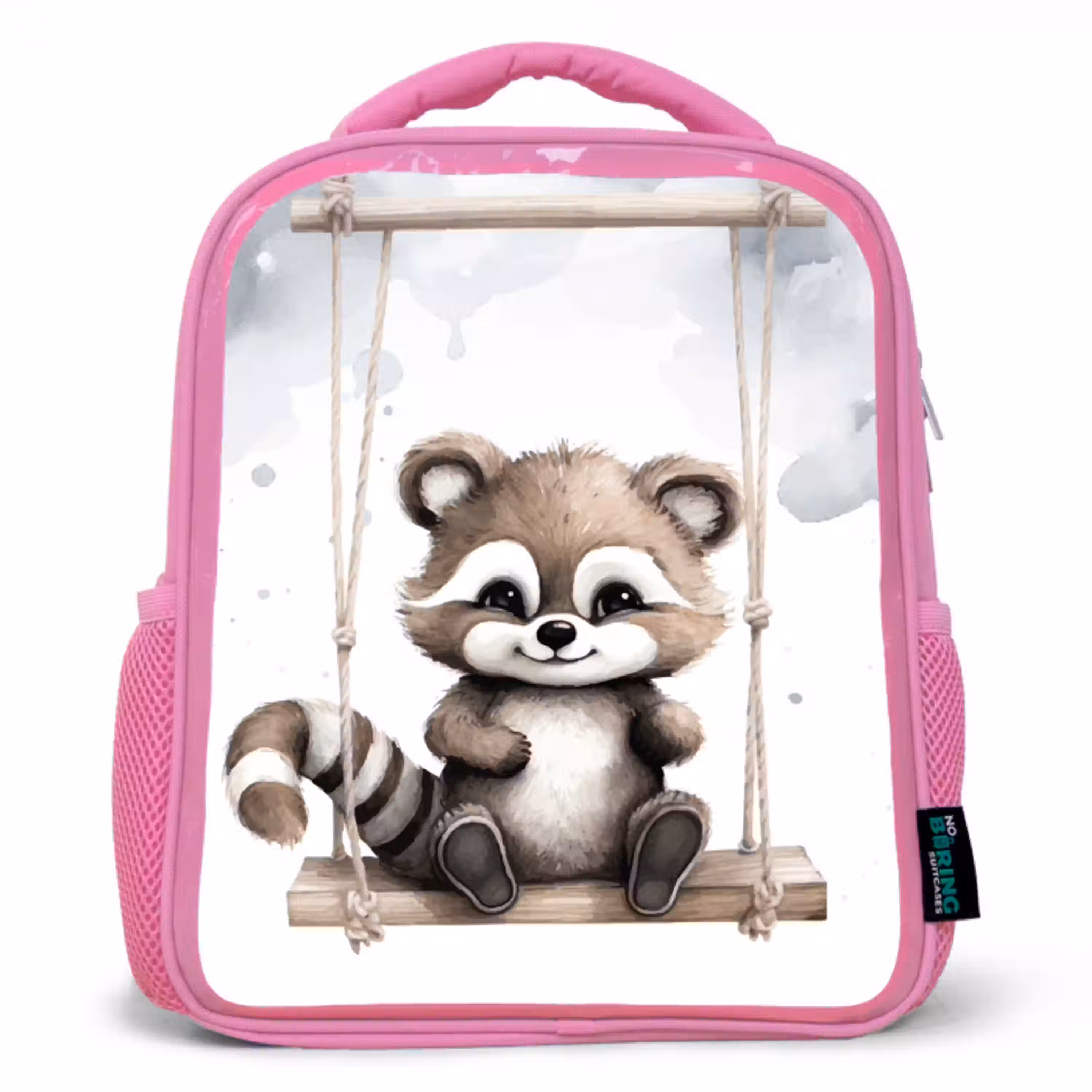 Wasbeer - Dier - Kinderen Kinderrugzak - Roze middel -3d