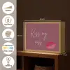 Kiss my ass - Lip - Bordeaux Light Box met batterij (Wandlamp) middel -USP_websiteoverzichtNL