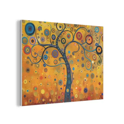 Abstract - Boom - Levensboom - Modern PET vilt klein -3d