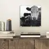 Koeien - Zwart - Wit plexiglas 5mm klein -sfeer1