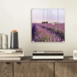 Lavendel - Landschap - Sereen - Paars plexiglas 5mm klein -sfeer1