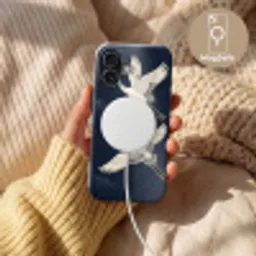 Kraanvogels - Nachthemel - Blauw Toughcase MagSafe Apple iPhone 17 klein -USP_MagsafeV