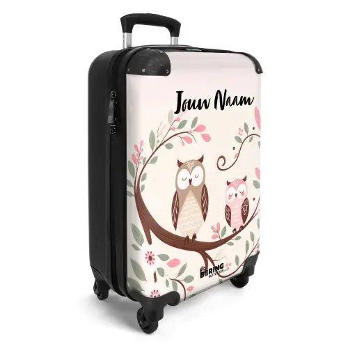 Slome slaapuiltjes NBS - Handbagage koffer - Kinderen Unisex middel -productfoto_3d