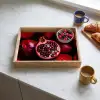 Granaatappel - Rood - Fruit Dienblad Rechthoek middel -sfeer2