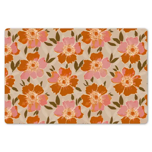 Bloemen - Motief - Retro Placemat vinyl groot 368 -zzsfeer1_Kitchenyeah-website