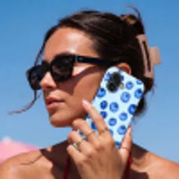 Bessen - Modern - Blauw Toughcase MagSafe Apple iPhone 17 klein 1017 -Sfeer2V