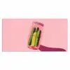Augurken - Pot - Schaduw - Roze Muismat XXL klein -3d_leeg