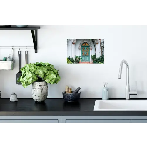 Deur - Patronen - Planten Muursticker klein -keuken