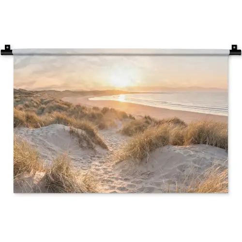 Duinen - Strand - Zee Wandkleed katoen klein -zz3d