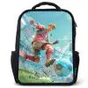 Voetbal - Jongen - Stadion - Elektrisch Rugzak - Zwart middel -3d