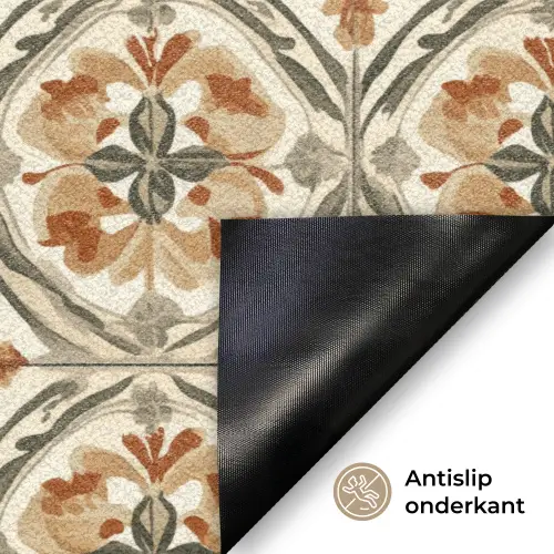 Elegant - Antiek - Kleurrijk Deurmat klein 898 -antislip_NL