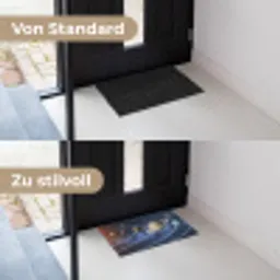 Ruimte - Zonnestelsel - Blauw Deurmat klein -voor-na_DE