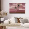 Illustratie - Bloemen - Vlakken - Abstract Wandkleed katoen middel -sfeer1