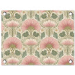 Klassiek - Patroon - Roze tuinposter los doek klein 239 -3d