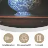 Kleur - Vaas - Bloemen - Boeket Akoestische PET Vilt - Rond klein -closeup_DE