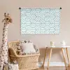 Groen - Geometrie - Patronen - Abstract Wandkleed katoen middel 269 -wsfeer5_kind