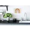 Minimalistisch - Boog - Lijnen - Beige Muursticker klein -keuken