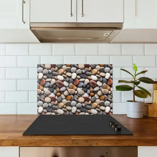 Rust - Zachte - Kleuren - Stenen keuken achterwand spatscherm klein 900 -sfeer2