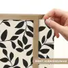 Elegant - Patroon - Zwart - Beige Light Box met batterij (Wandlamp) middel 907 -USP_websiteprintNL