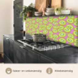 Kiwi - Speels - Groen keuken achterwand 2 middel 871 -usp_NL
