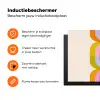 Stapel - Vormen - Geblokt - Oranje Inductie beschermer vinyl 3mm klein -zzzzzzz-td-ups