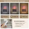 Windmolen - Zonsondergang - Landschap Light Box met kabel (Tafellamp) klein -USP_lichtkleurNL