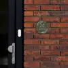 Olijfgroen - Klassiek Naambord Rond klein -sfeer1-rond-XS