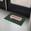 Tekstwolk - BLAH BLAH BLAH - Roze Deurmat klein -sfeer2