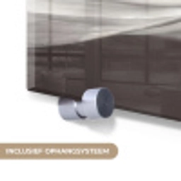 Bloem - Minimalistisch - Zwart - Wit plexiglas 5mm klein -zzsysteem_NL