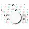 Paw - Pattern - Color Placemat vinyl groot 368 -zzsfeer2_Kitchenyeah-website