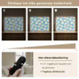 Eieren - Dooiers - Blauw Light Box met batterij (Wandlamp) middel 907 -USP_dimbaarNL