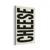 Kaas - Decoratie - Beige - Cheese aluminium wit klein -3d