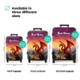 Rode reuzendraak NBS - Handbagage koffer - Kinderen Unisex middel zzzzzzVergelijking_3EN