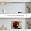 Vrouw - Appels - Rood - Bladeren keuken achterwand spatscherm klein -voor_na_NL