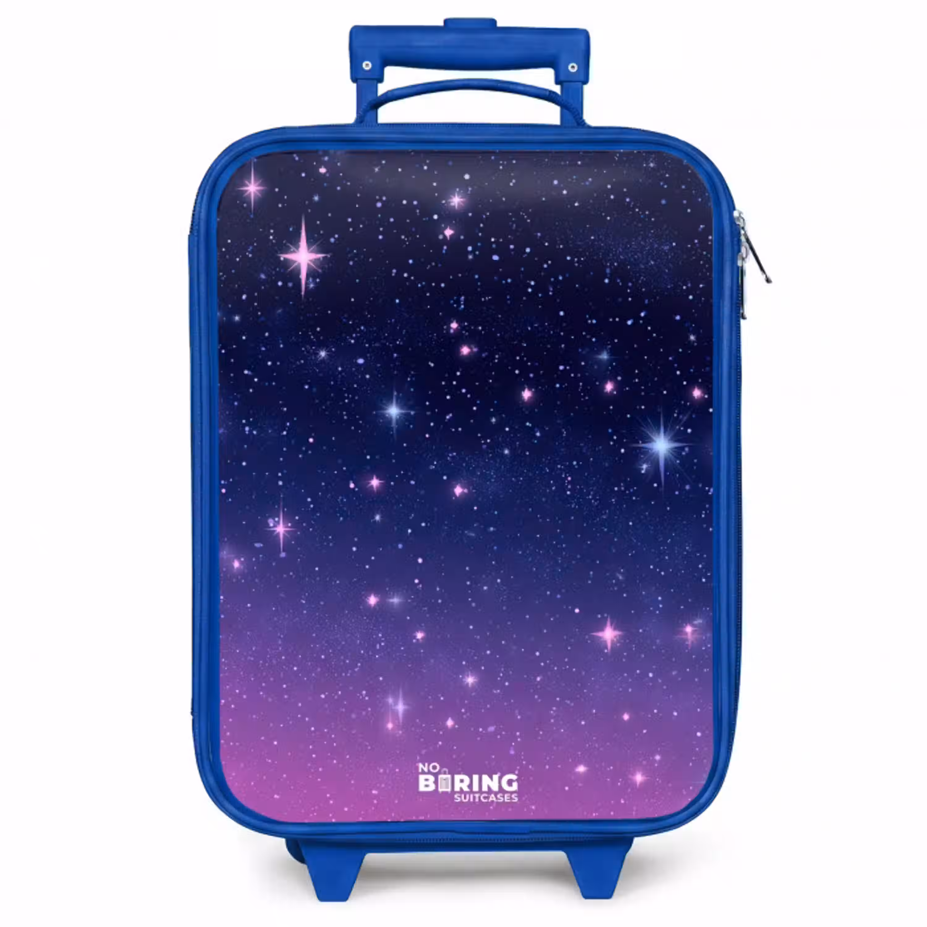 Sterren - Galaxy - Blauw - Roze Kinderkoffer - Blauw klein -zzz_website3d