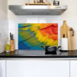 Veren - Ara - Kleurrijk Inductie beschemer met haakjes klein -sfeer2