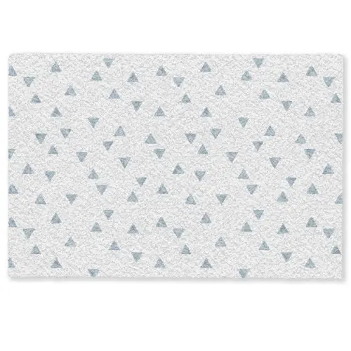 Blauw - Driehoek - Patroon Deurmat klein 898 -zkaufland3d