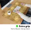 Industrieel - Textuur - Goud Muismat XXL klein 681 -sfeer3