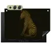 Zebra - Strepen - Goud Inductie beschemer met haakjes klein -3d