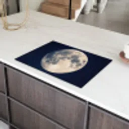 Ruimte - Maan - Kosmos Inductie beschermer vinyl 3mm klein -sfeer8