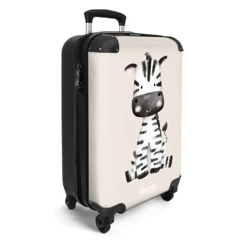 Zoë Zebra NBS - Handbagage koffer - Unisex middel -productfoto_3d
